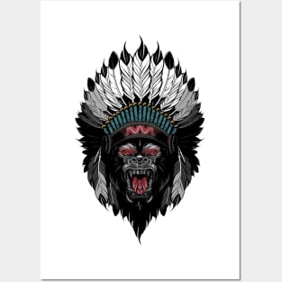 Gorilla Native Posters and Art